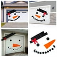 DBYLXMN DIY Christmas Snowman Face Wall Stickers 16pcs/Set Xmas
