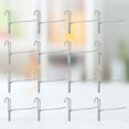thumbnail image 4 of 40Pcs Gancho de metal Ganchos para colgar Gancho pequeño sin clavos para exhibición de supermercado Ropa Prop (Blanco), 4 of 5