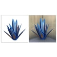 thumbnail image 4 of 1 pieza de planta decorativa pintada a mano, decoración de tienda, 65cm azul oscuro Sunnimix Agave decorativo, 4 of 8