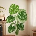 thumbnail image 3 of CaiYueKe Artificial Green Plant Potted Plant Vinyl Sticker Removable Wall Decal Waterproof Adhesive For Home Office Decor Farmhouse Tropical Foliage Leaf Themed Art, 3 of 5