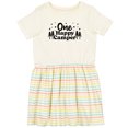 thumbnail image 3 of Inktastic One Happy Camper Girls Toddler Dress, 3 of 5