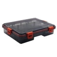 thumbnail image 3 of Caja de pesca señuelo portátil impermeable cebo gancho cajas herramienta (grande) rojo, 3 of 5