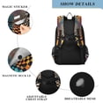 thumbnail image 4 of FORMRS Unisex School Backpack 17" Student Travel Bag with Laptop Compartment, Beige Wavy Plaid, 4 of 7