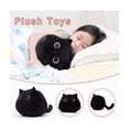 thumbnail image 2 of Almohada De Peluche De Gato Negro, Almohada De Sofá Con Dise, 2 of 3