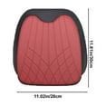thumbnail image 3 of UAEBM Car Seat Cushion for All Seasons Universal In Car Drivers Seat Summer New Cushion Summer Height Increasing Cushion Red, 3 of 7