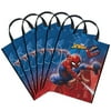 Large Plastic Spiderman Goodie Bags, 6ct