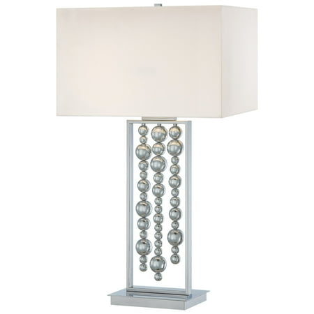 - George Kovacs P762-077 2 LIGHT TABLE LAMP CHROME