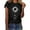 Black, variant on Women T-Shirt Sun Moon Star Printed T Shirt T-Shirt O-Neck Short Sleeve Graphic Cute Tees Trendy Boho Tops T Shirt Female Beach Clothes