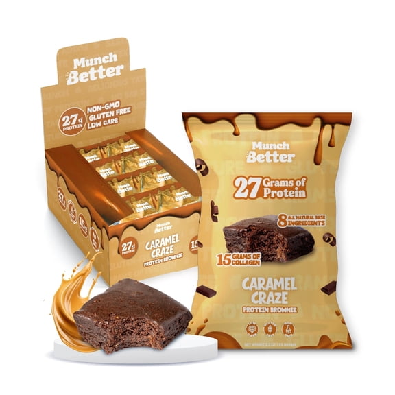 Caramel Craze- Protein Brownies from Munch Better