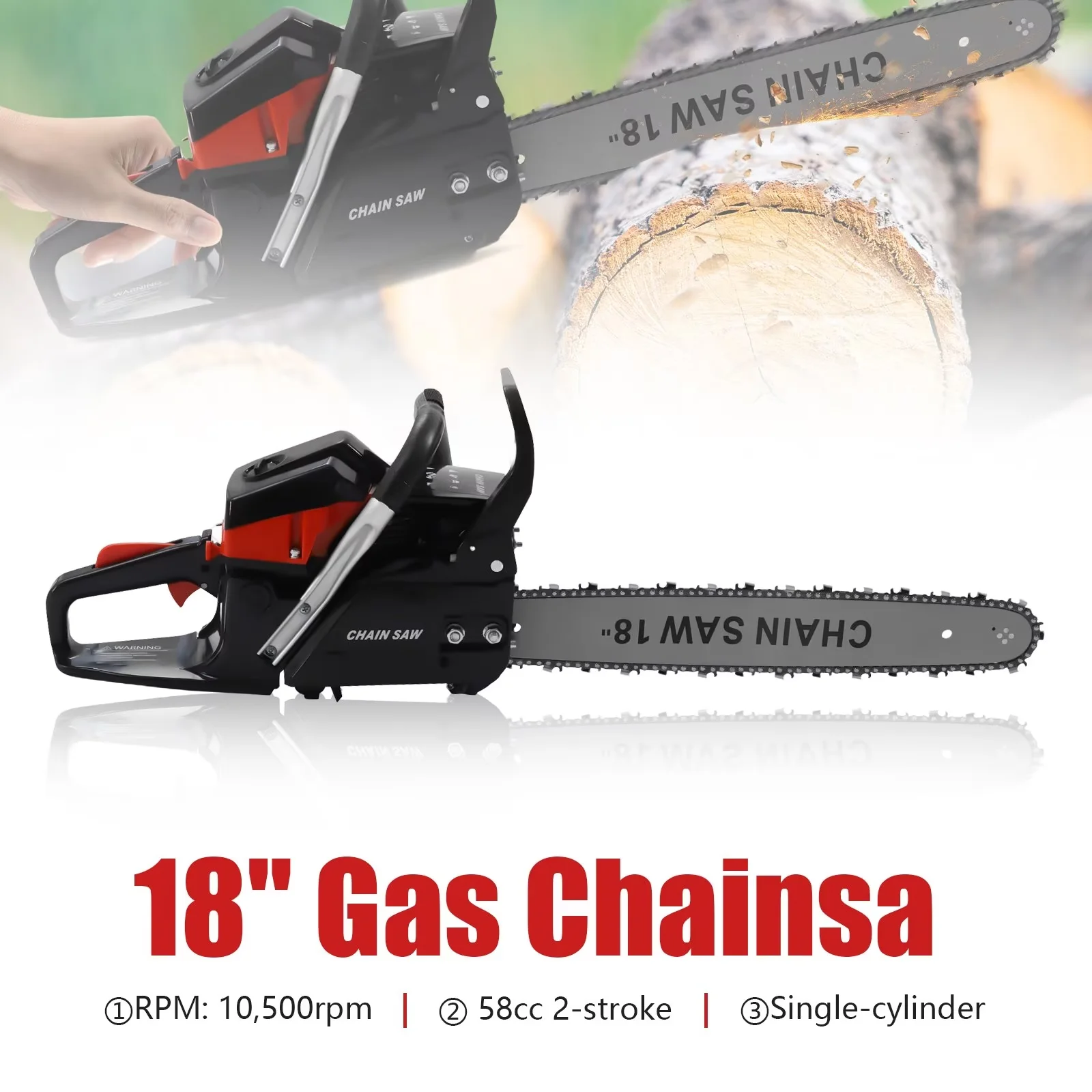 Digital Craft Professional Wood Cutter Saw Gasoline Fuel 58CC Chainsaw,  Heavy Duty Chainsaw with 22 Blade Yiking Fuel Chainsaw Price in India -  Buy Digital Craft Professional Wood Cutter Saw Gasoline Fuel
