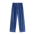 thumbnail image 7 of Women's Silk Satin Pajama Set 2Pcs long sleeve Bridal Bridesmaid PJs Sleepwear, 7 of 7