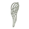 thumbnail image 4 of Zeckos Cast Iron Angel Wings Wall Sculpture White Set of Two, 4 of 7