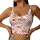 thumbnail image 1 of Balery Gingerbread Houses Pink Wonderland Sujetadores deportivos con espalda cruzada para mujer, acolchados, sin costuras, de alto impacto, ideales para yoga, gimnasio, entrenamiento y fitness.-Large, 1 of 7