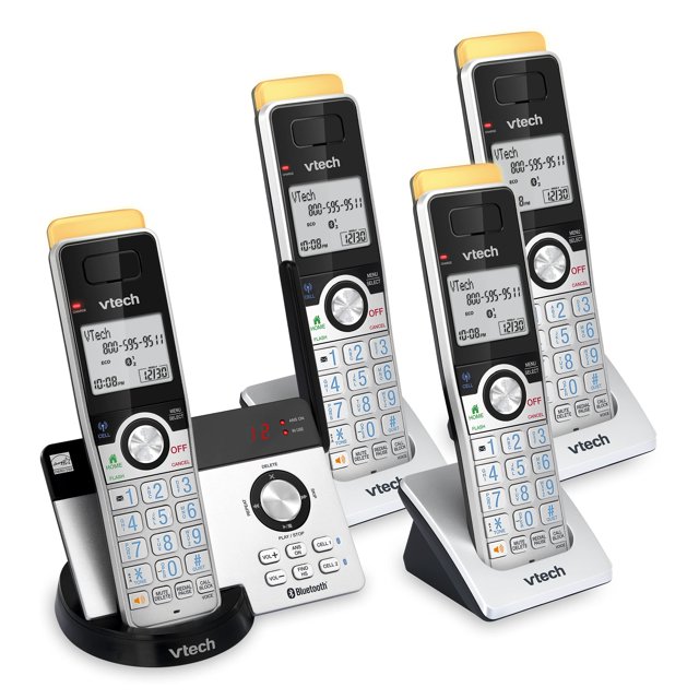 Teléfono inalámbrico VTech IS8121-4 de súper largo alcance con contestador