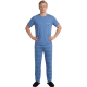 thumbnail image 1 of Pijama Hombre 2 Piezas Unitalla, Playera Suave con Bolsillo y Pantalón a Cuadros, Comodidad Total para Descanso, 1 of 5