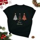 thumbnail image 1 of Blusas para las Mujeres Casual, Navidad Impresión Cuello Redondo Blusa de Moda, Fiesta de Fiesta Camiseta Top, 1 of 1
