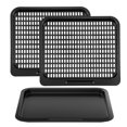 thumbnail image 1 of Air Fryer Drip Pan and Cooking Tray for Instant Vortex Plus10 QT,3 Pcs Replacement Parts,Accessories for Instant Vortex Plus 10 Quart Air Fryer, 1 of 6
