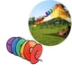 thumbnail image 3 of Tira de viento para tienda de campaña al aire libre, tira de decoración de jardín arcoíris para acampar, cinta giratoria portátil, tira de viento colorida, 3 of 5