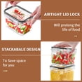 thumbnail image 3 of Juego de recipientes de almacenamiento de alimentos PRAKI, 16 piezas de plástico sin BPA, 3 of 6