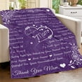 thumbnail image 3 of LHSHID Mom Blanket Blanket for Mom Gifts Mom Blankets from Daughter Birthday for Mom from Son I Love You Mom Hug Presents for Moms Mother Soft Flannel Throw Blanket 30"x40", 3 of 7