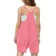 thumbnail image 4 of Odeerbi 5-14 Años Niñas Traje de Verano Lindo Color Sólido Camisola Romper Casual Transpirable Cómodo Combinados Pantalones Cortos Con Bolsillos, 4 of 5