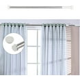 thumbnail image 2 of No Drill Curtain Rod, Eco-friendly Packaging Spring Tension Stainless Steel Adjustable Curtain Rods, Rustproof for Kitchen Bathroom Living Room (50-80 Inches), 2 of 5