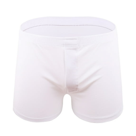 Mens Underwear Men Casual Fashion Solid Elastic-waisted Breathable Boxers Briefs