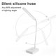thumbnail image 4 of Lámpara de escritorio LED con 3 modos de luz LED, cuello de cisne de silicona, luz de lectura duradera de plástico para niños, para dormitorio, oficina, dormitorio, versión enchufable sin batería, 4 of 6