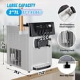 thumbnail image 6 of Missky Electric Ice Cream Maker, 2200W Soft Serve Ice Cream Maker Machine with 3 Flavors & Automatic Cleaning for Home, Snack Bar, Shop, 6 of 8
