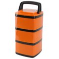 thumbnail image 4 of Stainless Steel Insulated Bento Box, Bento Lunch Box For Adults And Kids, Food Storage Containers, Leakproof Bento Lunch Box With Fork, Spoon, Suitable For Adults Lunch Box For, 4 of 8