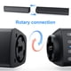 thumbnail image 4 of 20W Detachable TV Soundbar Small Soundbar For TV,Surround Sound System TV Sound Bar Speakers With Bluetooth/AUX Connection For PC/Gaming/Projectors, 4 of 5