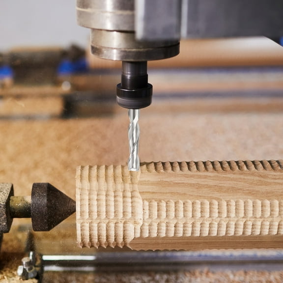1/4*1/4 Spiral Groove Cutter High Speed Steel Cut Router Bit Multipurpose Wood Cutter Woodworking Slotting Milling Cutting Bit for Hardwoods Cork Acrylics