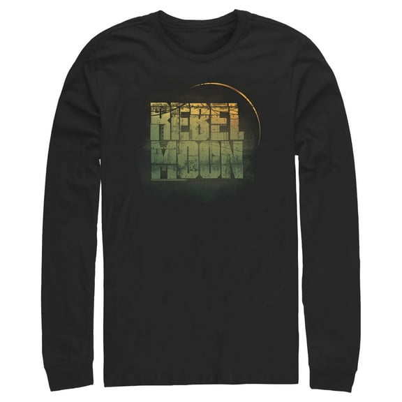 Men's Rebel Moon Dusty Logo Long Sleeve Shirt Black 2X Large