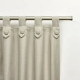 thumbnail image 3 of Exclusive Home Loha Tuxedo Tab Top Curtain Panel Pair, 54"x84", Natural, 3 of 7