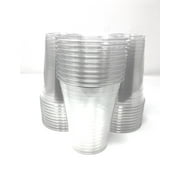 SOLO Cup Company Plastic Party Cold Cups, 16 oz, Clear, 100 pack