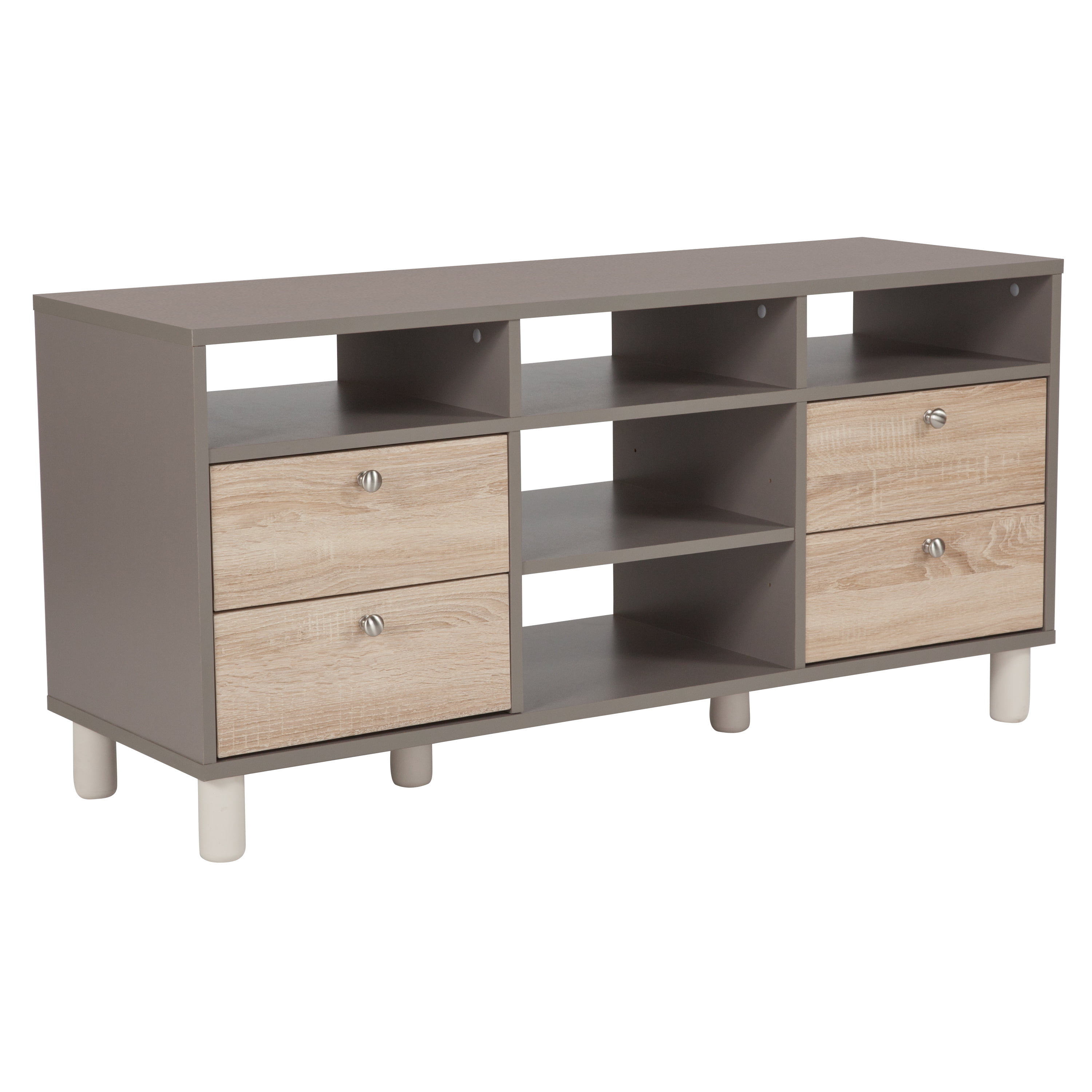 Flash Furniture  Montclair Collection TV  Stand in Gray 