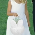thumbnail image 4 of KAKOWELY Cesta de flores con orejas de conejo y asa para niña, cesta de regalo de Pascua, cesta de dulces de Pascua, suministros para fiesta de Pascua, 4 of 5