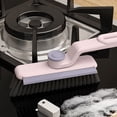 thumbnail image 1 of Cepillo de limpieza giratorio multifuncional con raspador | Cepillo de baño y cocina con mango largo para azulejos y vidrio | Cepillo de cerdas duras para fregaderos e inodoros | Incluye herramienta, 1 of 6