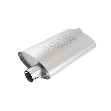 Borla CrateMuffler Resonator Option 2.5in Center/Center 3.5in Round x 10in