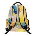 thumbnail image 2 of Chririnla Abstract Fluid Art Print Lightweight School Backpack for Kindergarten Daily Commute, Waterproof Multi Pocket 600D Polyester School Bags, 2 of 10