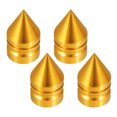 thumbnail image 1 of 4uds Coche Neumático Polvo Prueba Tapas Torre Forma Aire Válvula Dorado Tono, 1 of 1