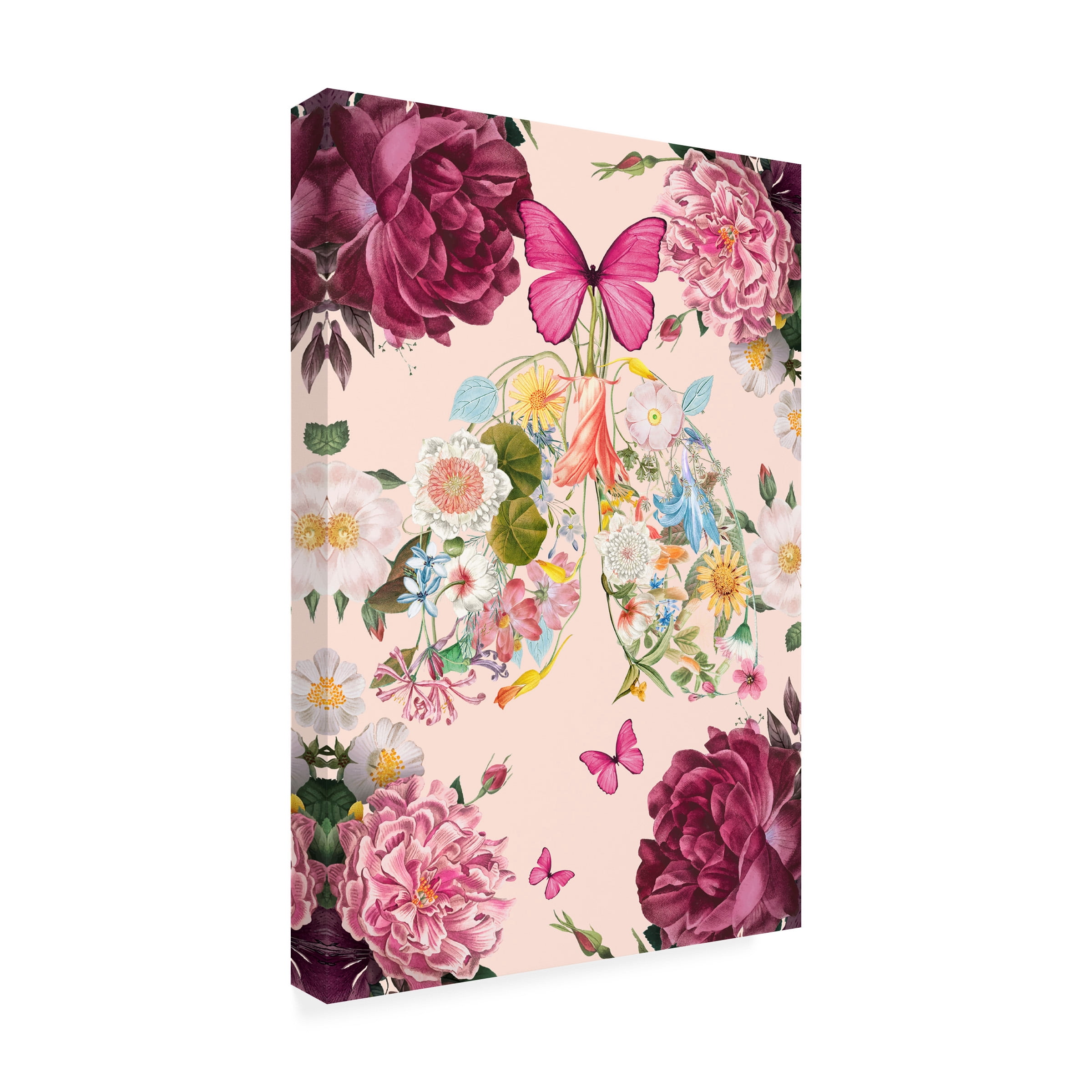 The Font Diva 'Breathe Easy' Canvas Art