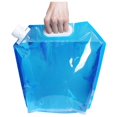 thumbnail image 1 of 1 botella de agua plegable de 5 litros, contenedor de agua, contenedor de agua potable reutilizable para acampar, deportes, senderismo, picnic, barbacoa, coche al aire libre, 1 of 5