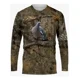 thumbnail image 1 of Camiseta De Manga Larga Con Estampado 3d De Caza Camuflaje, 1 of 5