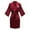 Red, variant on TIMIFIS Women's Short Silky Robes Bridesmaid Bride Party Satin Robes Sleepwear Plus Size Wedding Bridal Party Loungewear Dressing Gowns with 3/4 Sleeve - Spring/Summer