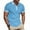 Light Blue, variant on lmcalzta Tshirts for Mens Summer 2025 Short Sleeve Button T-Shirts Golf Shirts Comfy Lightweight Tees