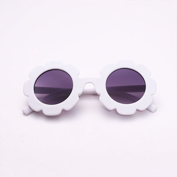 Raindrops 2-Pack Kids Sunglasses for Girls, White Resin Frame, Fashion Eyewear, Party Accessories for Children