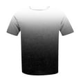 thumbnail image 5 of EHTMSAK Womens Basic Tops Summer Tshirts Longer Length Round Neck Short Sleeve Shirts Plus Size Blouses Black 5X, 5 of 7