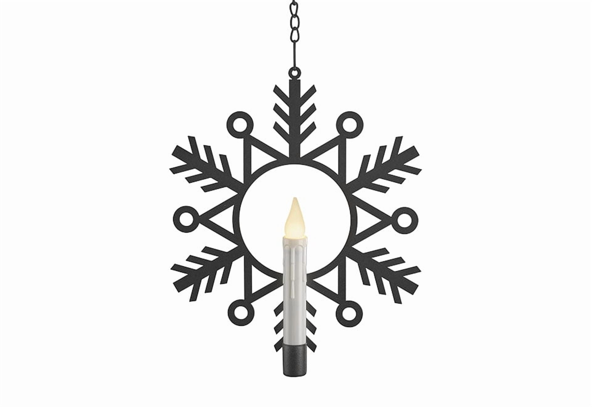 Xodus Innovations CW1500A-4 Flameless Hanging Snowflake Candles (Set of 4)
