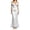 White, variant on Formal Dress Women's Satin Twist Off Shoulder Mermaid Maxi Gown Solid Ruched Waist Evening Party Gown for Wedding Guest Prom Bridesmaid